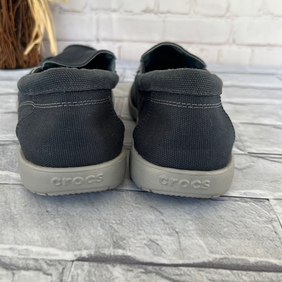 Crocs Walu slip ons/loafers blue size 11 - Picture 4 of 7